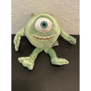 Disney Theme Park Pixar Monsters Inc Small Plush Mike Wazowski Finger‎ Puppet